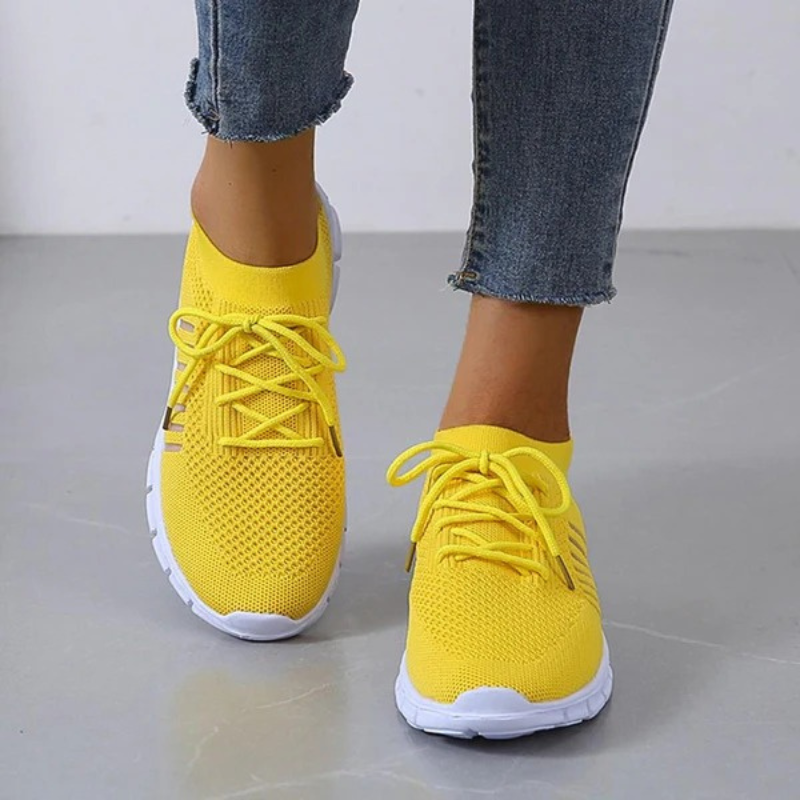 Damen atmungsaktive Sportschuhe in modernem Design, geeignet für komfortables Gehen im Alltag und bei Freizeitaktivitäten.