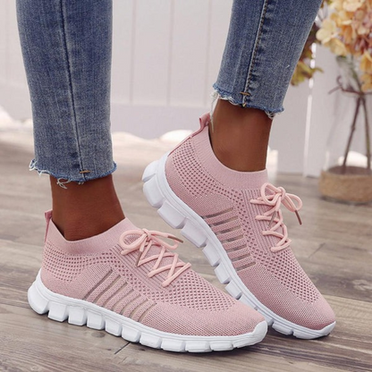 Damen atmungsaktive Sportschuhe in modernem Design, geeignet für komfortables Gehen im Alltag und bei Freizeitaktivitäten.