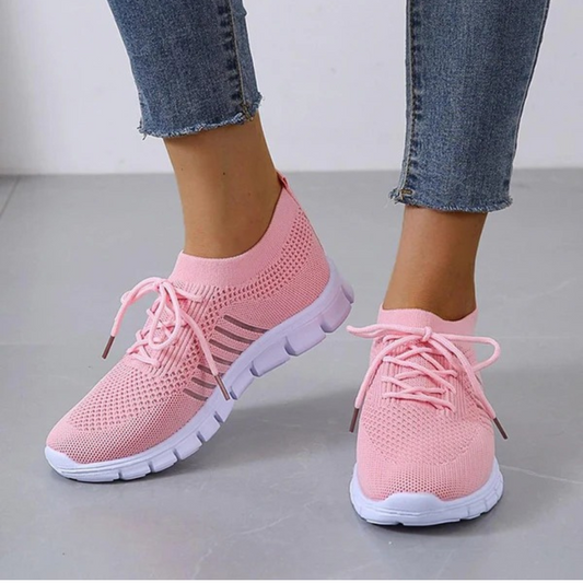 Damen atmungsaktive Sportschuhe in modernem Design, geeignet für komfortables Gehen im Alltag und bei Freizeitaktivitäten.
