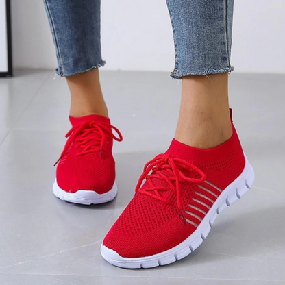 Damen atmungsaktive Sportschuhe in modernem Design, geeignet für komfortables Gehen im Alltag und bei Freizeitaktivitäten.