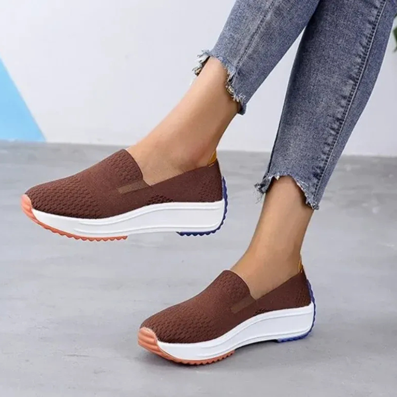 Damen atmungsaktive Walkingschuhe mit leichtem Design für aktive Tage