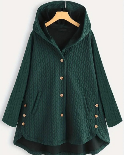 Damen bequeme Kapuzenjacke im modernen und lässigen Stil