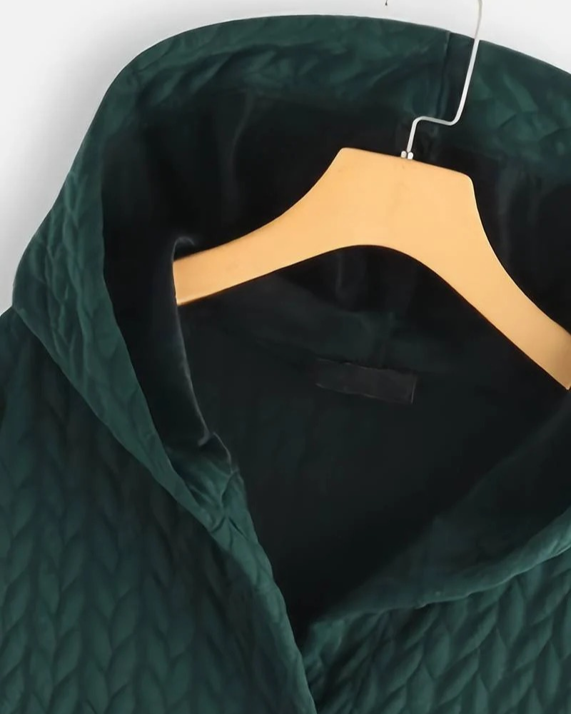 Damen bequeme Kapuzenjacke im modernen und lässigen Stil