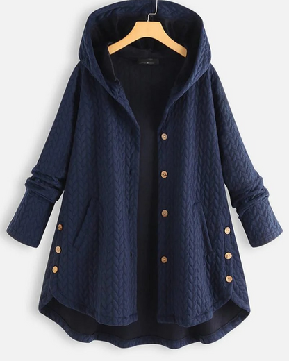 Damen bequeme Kapuzenjacke im modernen und lässigen Stil