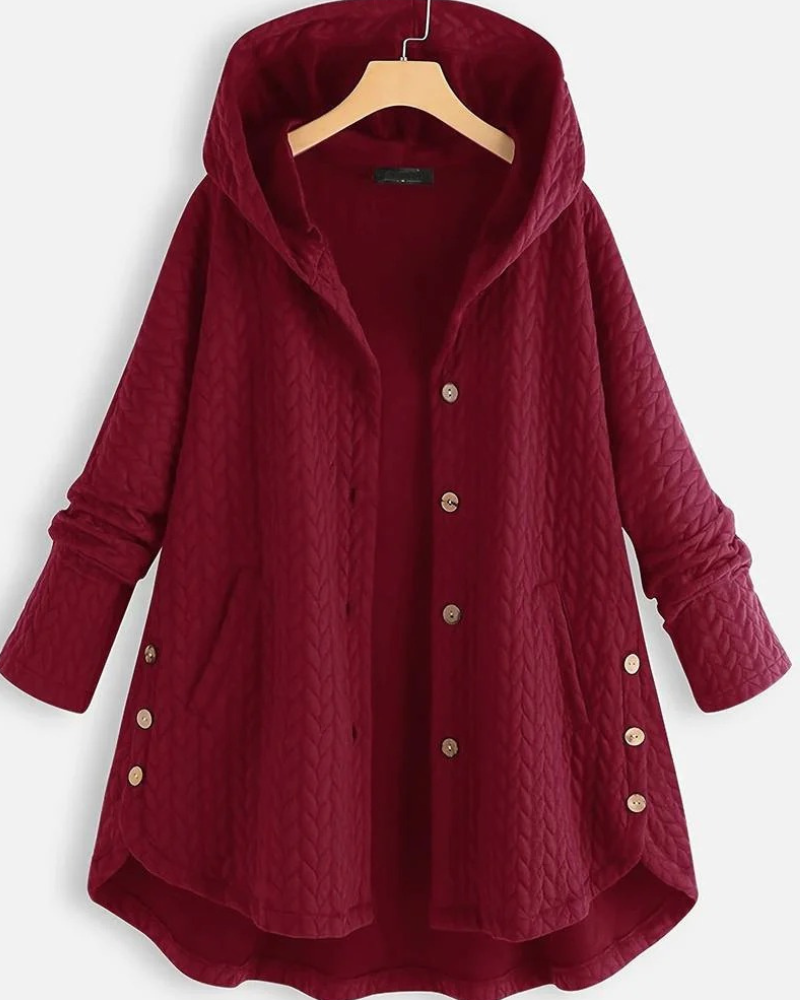 Damen bequeme Kapuzenjacke im modernen und lässigen Stil