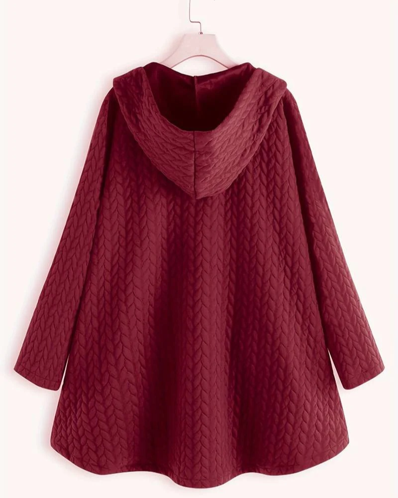Damen bequeme Kapuzenjacke im modernen und lässigen Stil