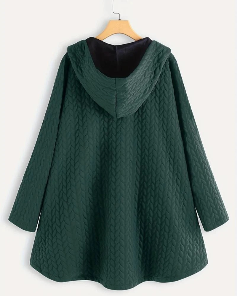 Damen bequeme Kapuzenjacke im modernen und lässigen Stil