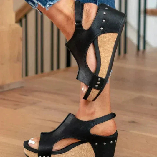 Damen bequeme Keilsandalen mit modernem Design für stilvolle und komfortable Auftritte
