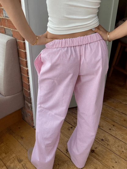 Damen bequeme Loungehose mit lockerer Passform für entspannte Tage