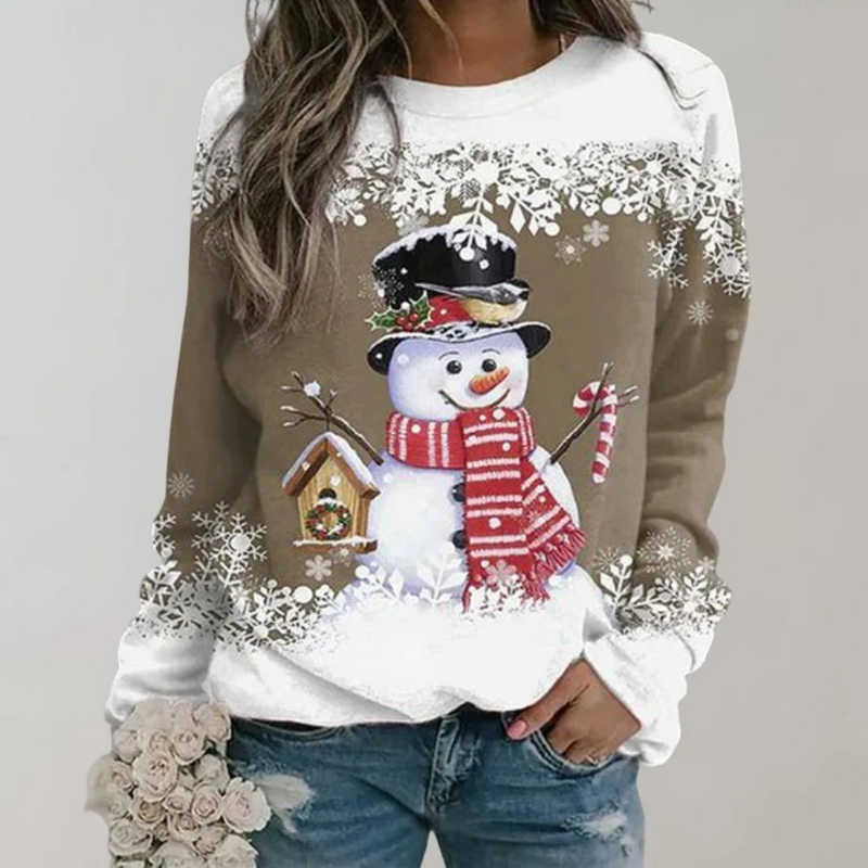 Damen Pullover mit bequemer Passform und zeitlosem Design