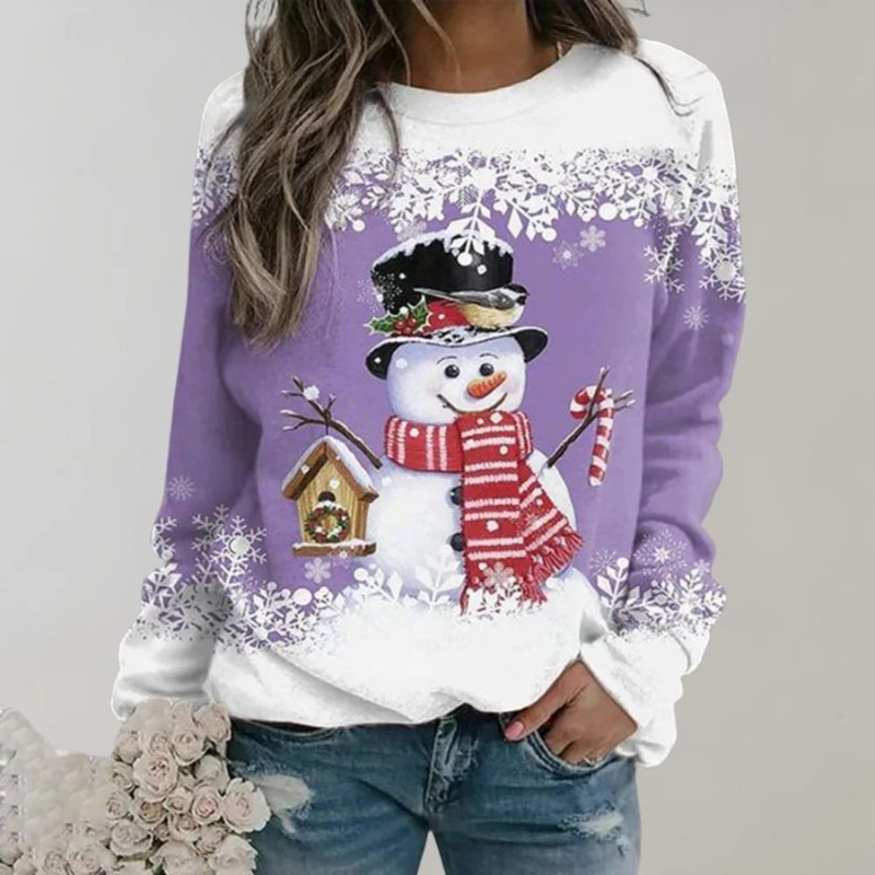 Damen Pullover mit bequemer Passform und zeitlosem Design