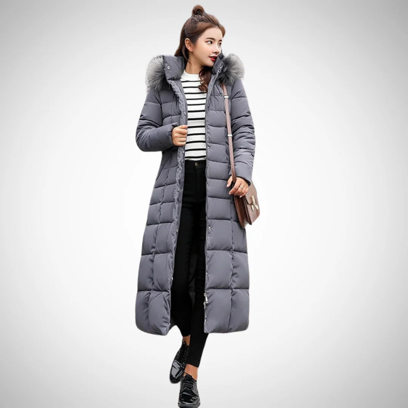 Damen bequemer Winter-Steppmantel mit warmem und stilvollem Design