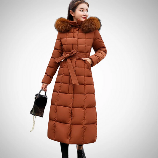 Damen bequemer Winter-Steppmantel mit warmem und stilvollem Design