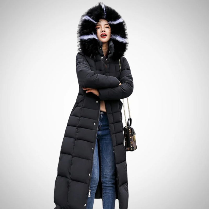 Damen bequemer Winter-Steppmantel mit warmem und stilvollem Design