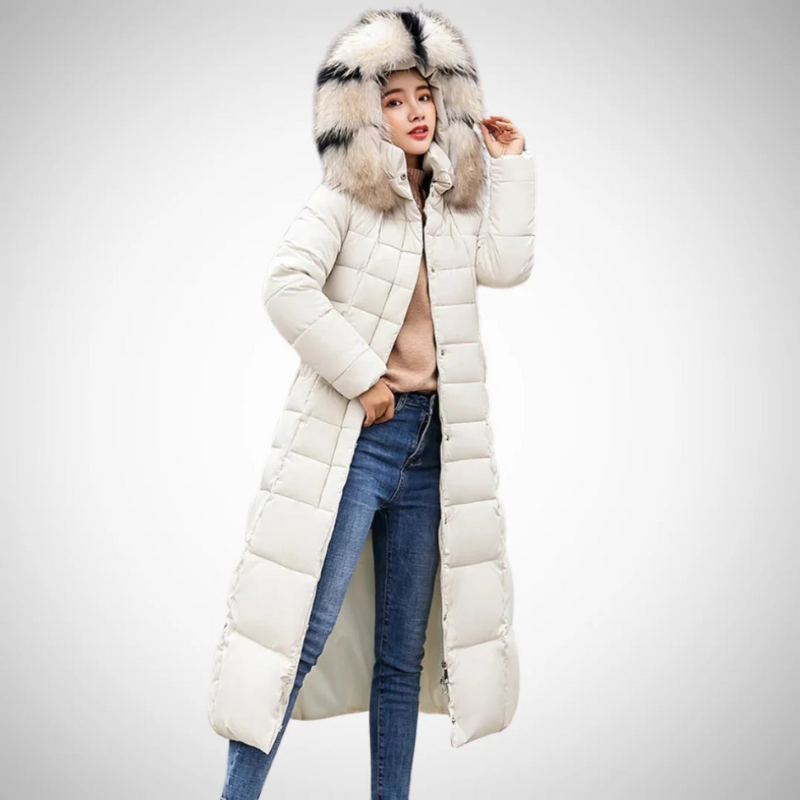 Damen bequemer Winter-Steppmantel mit warmem und stilvollem Design