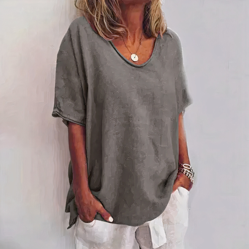 Damen bequemes lockeres T-Shirt für lässige und vielseitige Freizeit-Looks