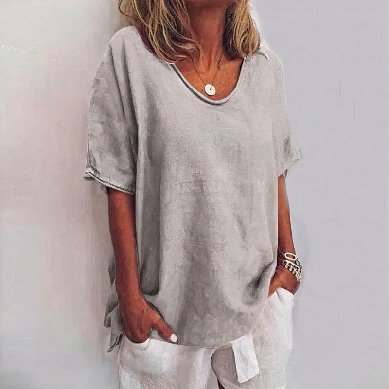Damen bequemes lockeres T-Shirt für lässige und vielseitige Freizeit-Looks