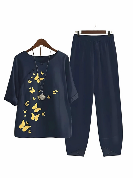 Damen bequemes passendes Set für moderne und stilvolle Alltagslooks