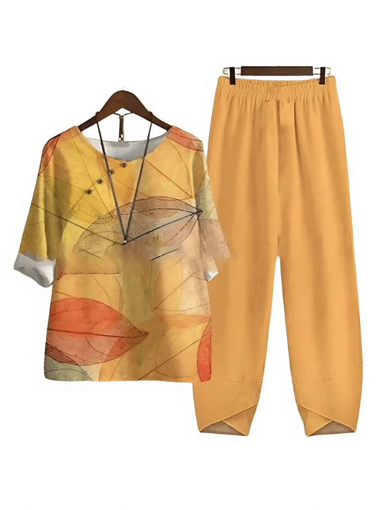 Damen bequemes passendes Set für moderne und stilvolle Alltagslooks