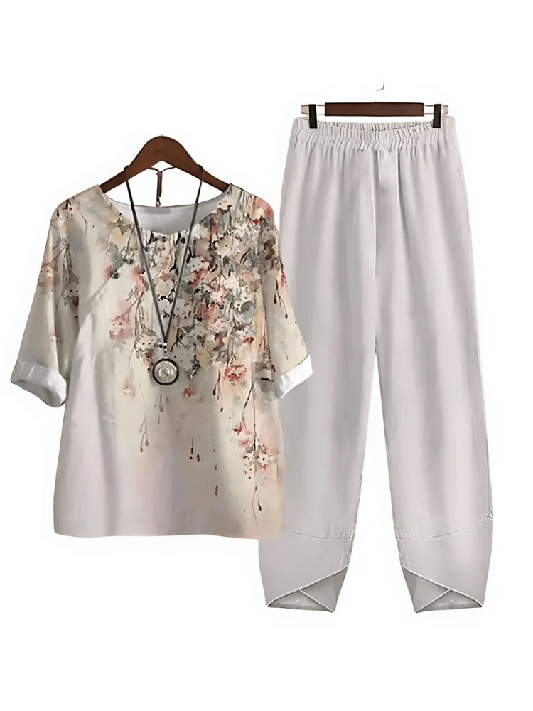 Damen bequemes passendes Set für moderne und stilvolle Alltagslooks