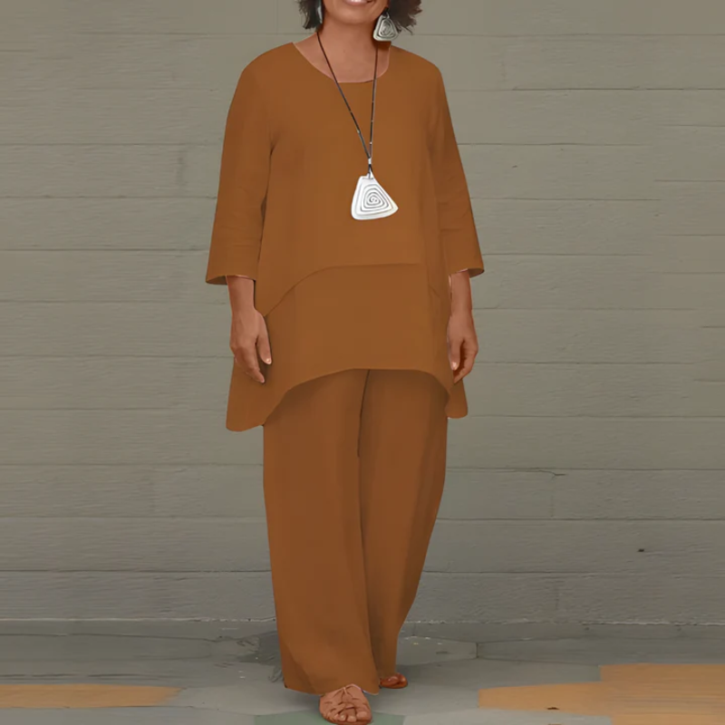 Damen bequemes und elegantes Set – stilvolle und komfortable Kleidung für Alltag und Freizeit