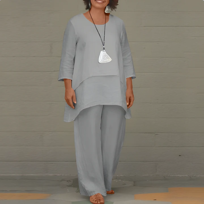 Damen bequemes und elegantes Set – stilvolle und komfortable Kleidung für Alltag und Freizeit