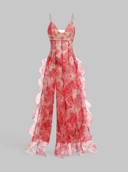 Damen Blumen Urlaub Sommerkleid mit luftiger Passform und fröhlichem Muster für warme Tage.