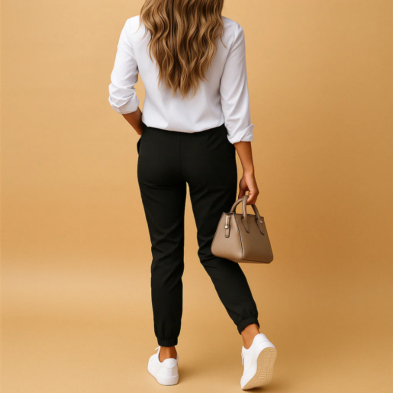 Damen-Bürohose in schmaler Passform für elegante Business-Outfits im Büro