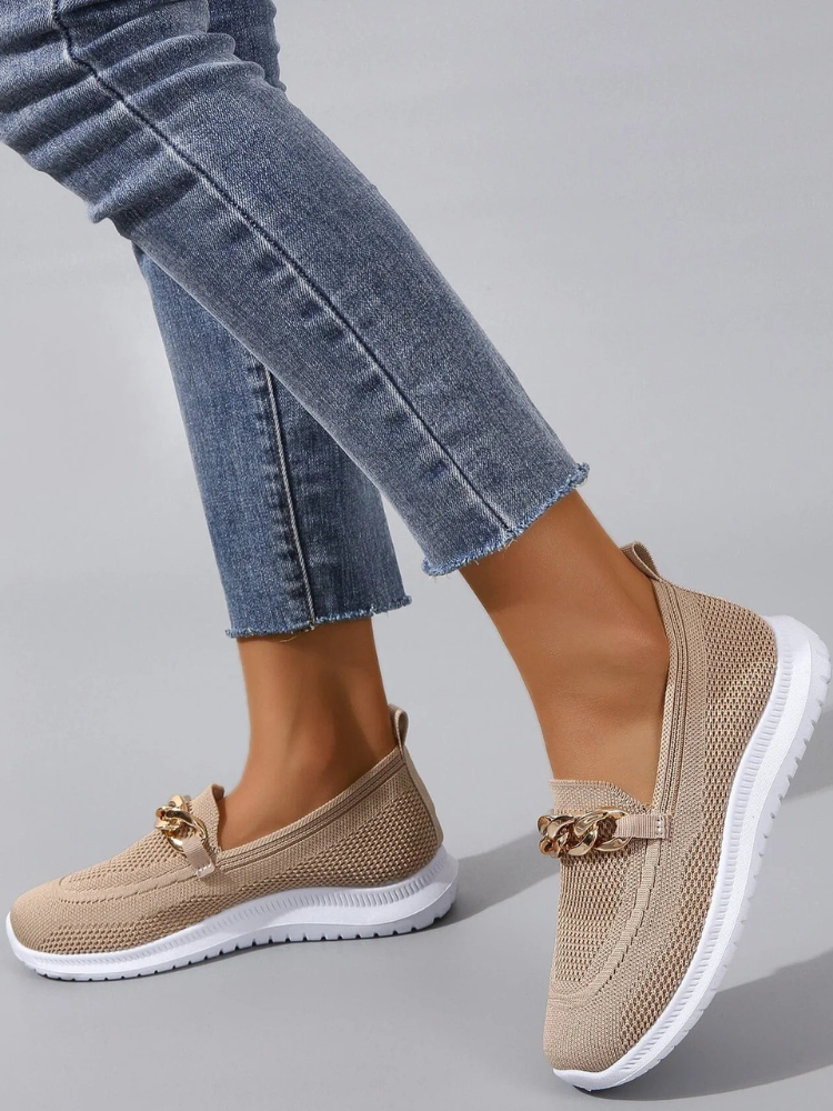 Damen elegante atmungsaktive Schuhe in stilvollem Design für warme Tage