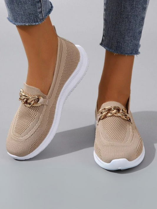 Damen elegante atmungsaktive Schuhe in stilvollem Design für warme Tage