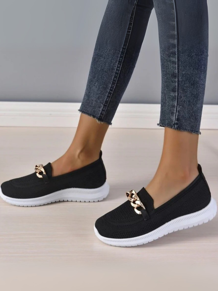 Damen elegante atmungsaktive Schuhe in stilvollem Design für warme Tage