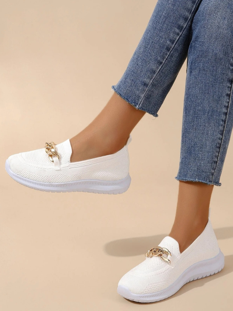 Damen elegante atmungsaktive Schuhe in stilvollem Design für warme Tage