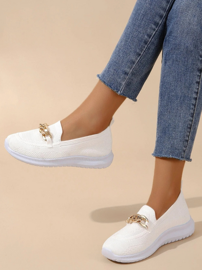 Damen elegante atmungsaktive Schuhe in stilvollem Design für warme Tage