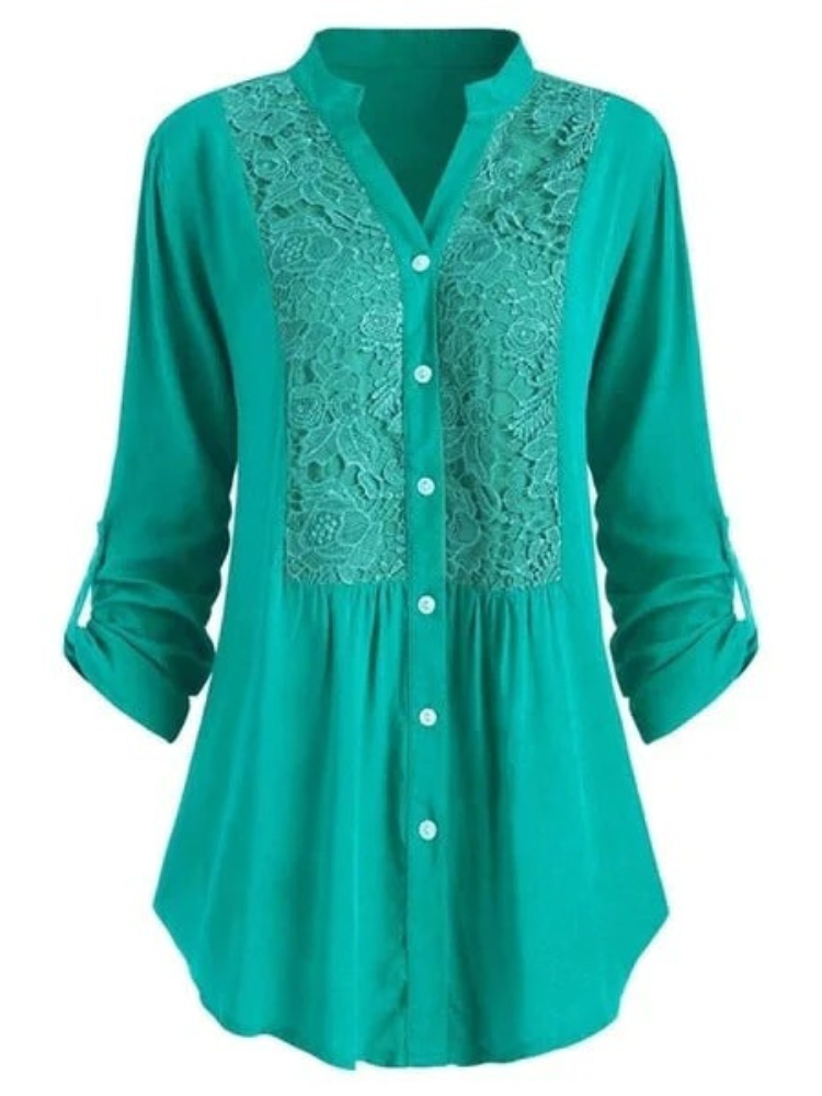 Damen elegante Sommerbluse mit stilvollem Design für warme Tage