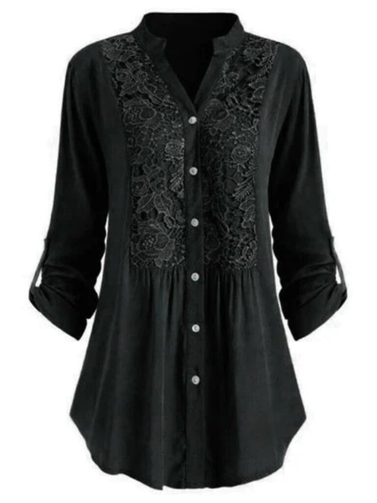 Damen elegante Sommerbluse mit stilvollem Design für warme Tage