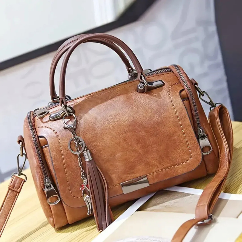 Damen elegante Vintage-Handtasche mit klassischem Design für stilvolle Auftritte.


