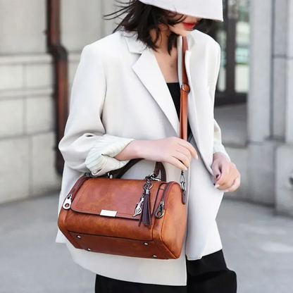 Damen elegante Vintage-Handtasche mit klassischem Design für stilvolle Auftritte.

