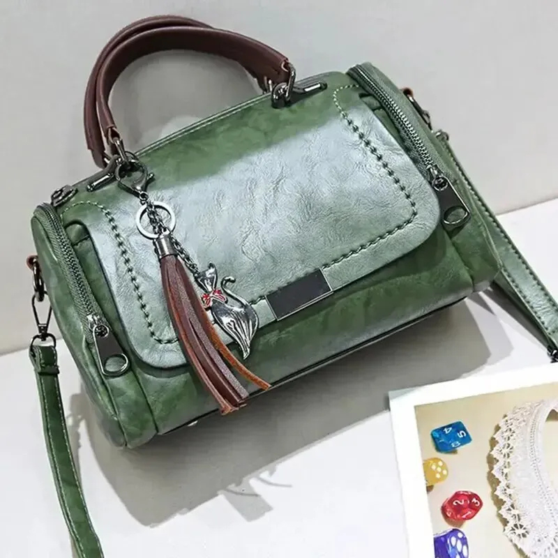 Damen elegante Vintage-Handtasche mit klassischem Design für stilvolle Auftritte.

