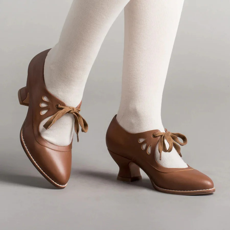  Damen elegante Vintage Schuhe mit Absätzen für stilvolle und feminine Outfits
