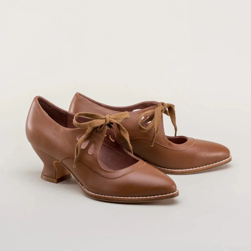  Damen elegante Vintage Schuhe mit Absätzen für stilvolle und feminine Outfits