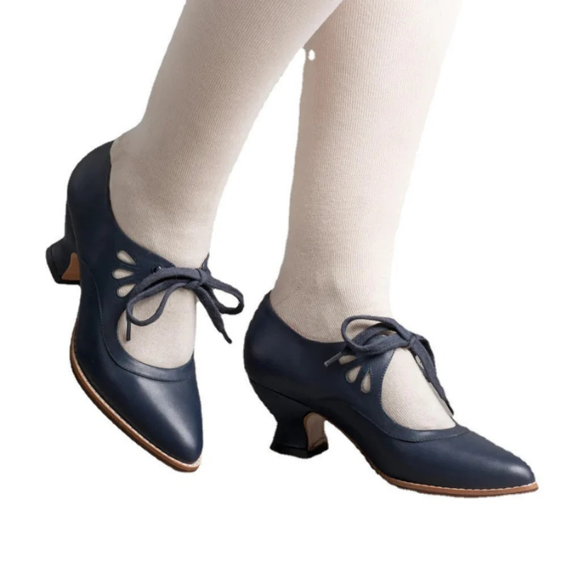  Damen elegante Vintage Schuhe mit Absätzen für stilvolle und feminine Outfits