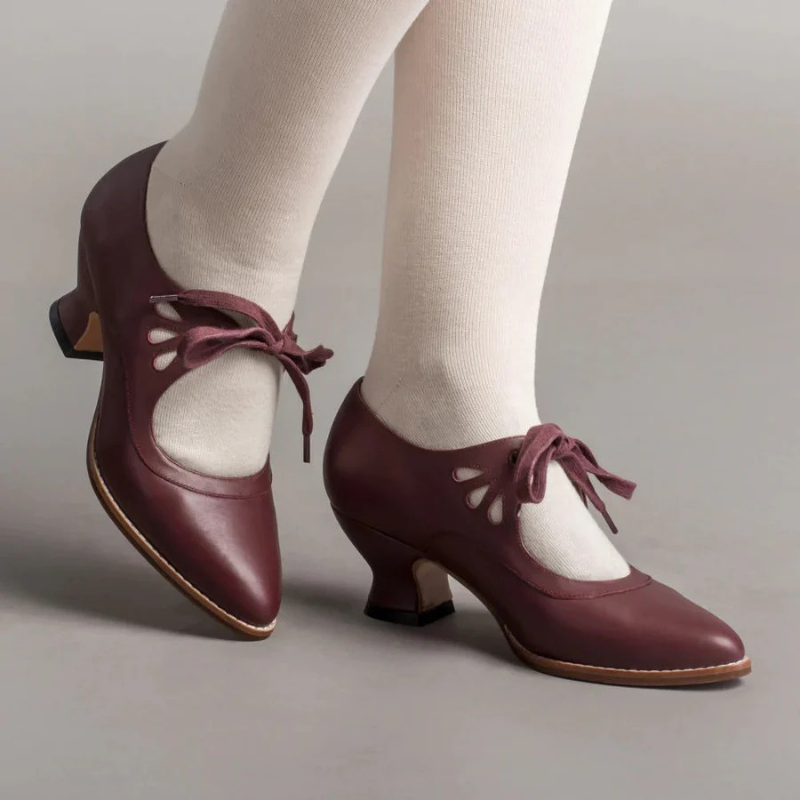  Damen elegante Vintage Schuhe mit Absätzen für stilvolle und feminine Outfits