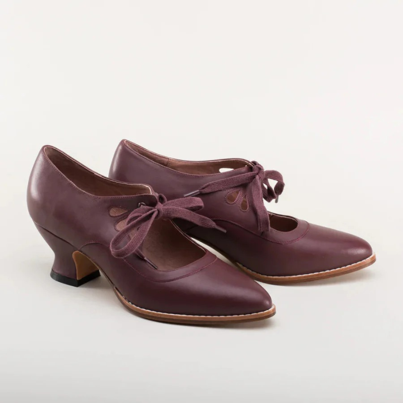  Damen elegante Vintage Schuhe mit Absätzen für stilvolle und feminine Outfits