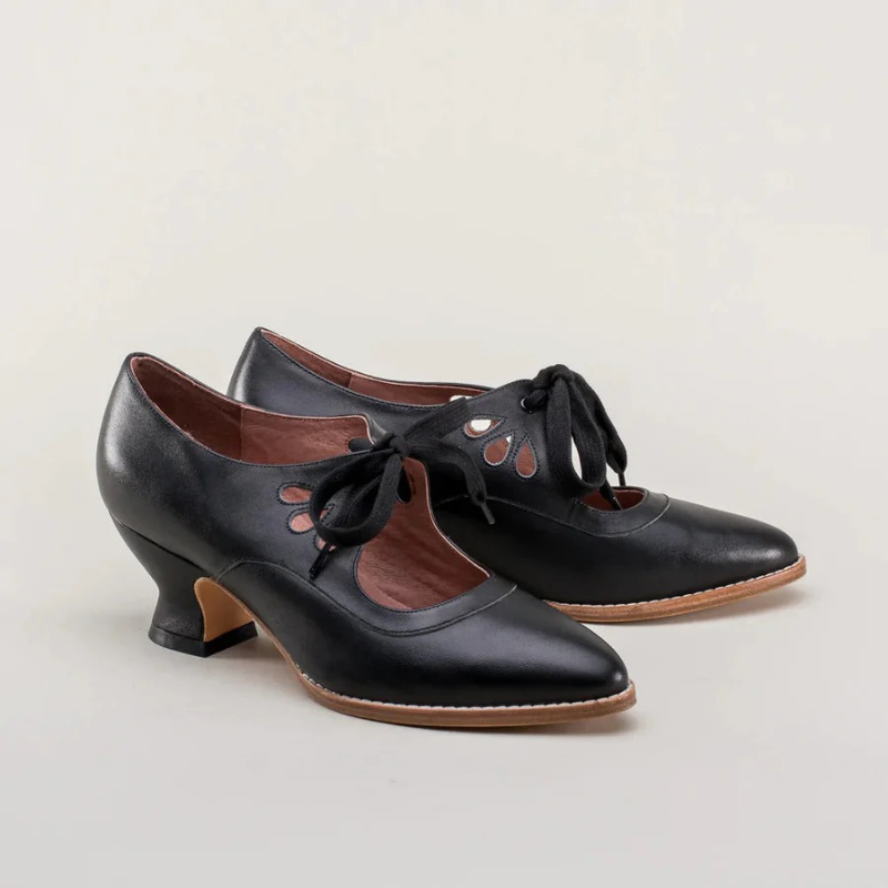  Damen elegante Vintage Schuhe mit Absätzen für stilvolle und feminine Outfits
