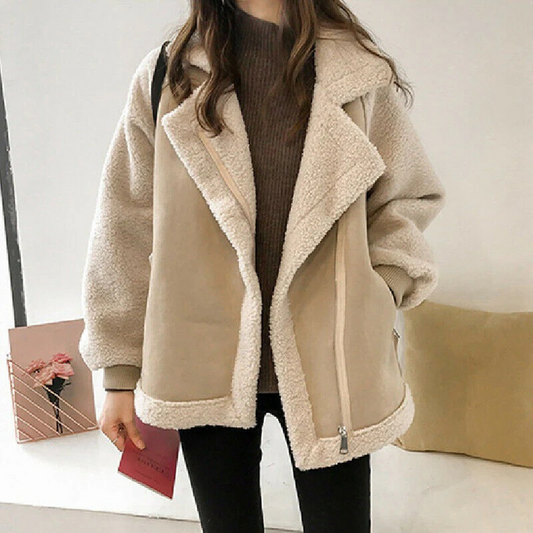 Damen elegante Winterjacke für kalte Tage