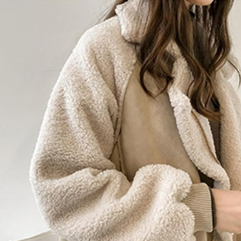 Damen elegante Winterjacke für kalte Tage