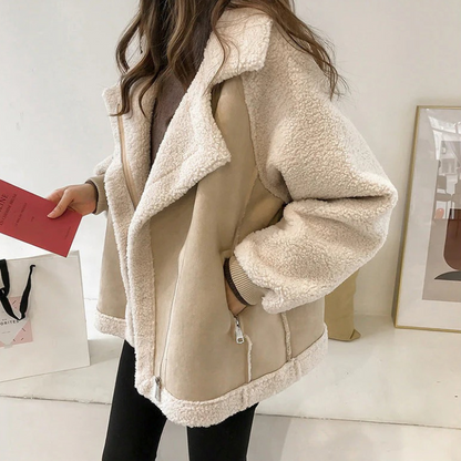 Damen elegante Winterjacke für kalte Tage