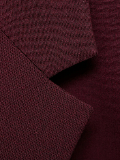 Damen eleganter bordeauxroter Blazer in stilvollem Design