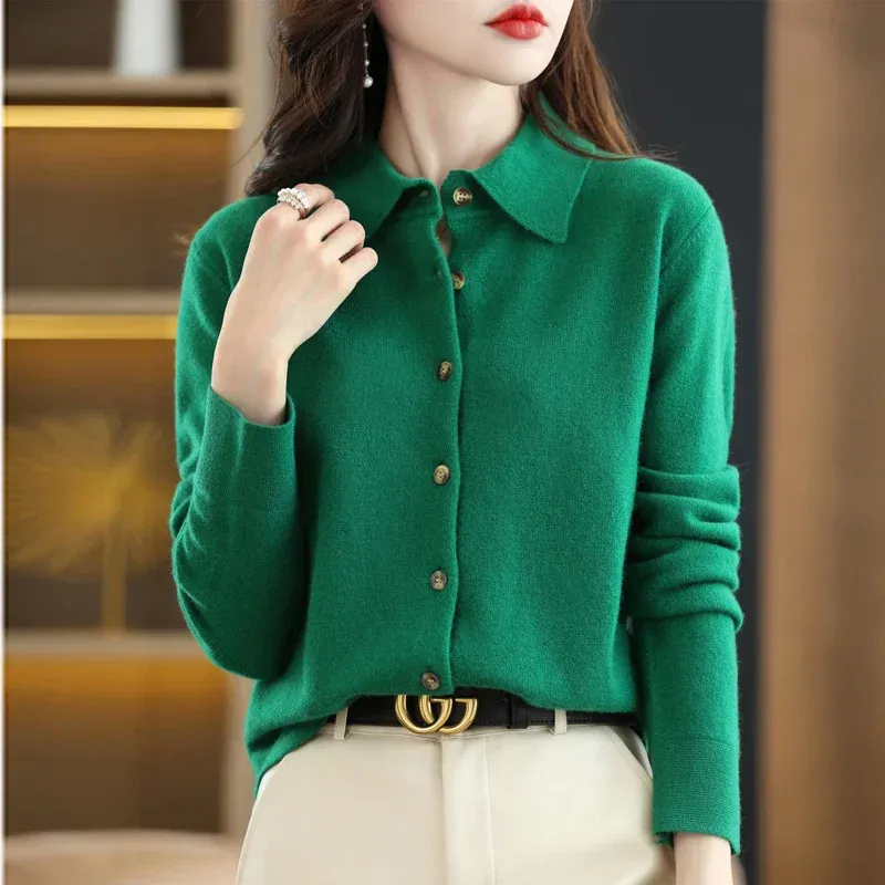 Damen elegante weiche Strickjacke für warme und stilvolle Outfits