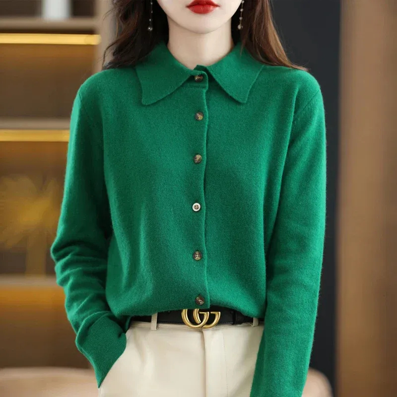 Damen elegante weiche Strickjacke für warme und stilvolle Outfits